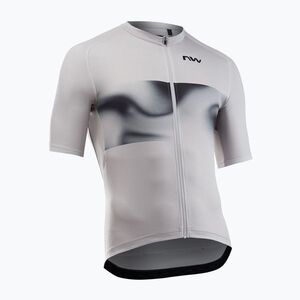 Férfi kerékpáros mez Northwave Force Evo light grey (Force Evo 89241077) kép