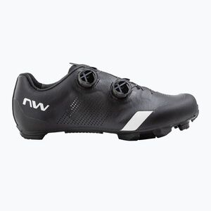 Férfi MTB kerékpáros cipő Northwave Striker Wide black/light grey (Striker Wide 80262078) kép