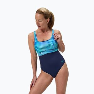 Női egyrészes fürdőruha Speedo Shaping Contour Eclipse Printed turquoise gem (Shaping Contour Eclipse Printed 8-00306816569) kép