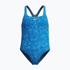 Gyerek egyberészes fürdőruha Speedo HyperBoom Allover Medalist lagoon blue/celeste (HyperBoom Allover Medalist 8-00372818661) kép