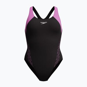 Női egyrészes fürdőruha Speedo HyperBoom Splice Racerback neon violet (HyperBoom Splice Racerback 8-00372515357) kép