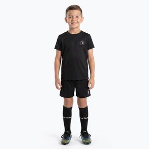 Komplet piłkarski dziecięcy OneTeam Precision Set koszulka i spodenki czarny (Precision Set OTM-B6AP0018-BLK) kép