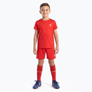 Komplet piłkarski dziecięcy OneTeam Precision Set koszulka i spodenki czerwony (Precision Set OTM-B6AP0018-RED) kép