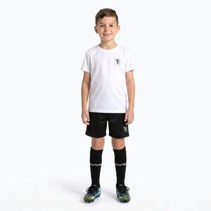 Komplet piłkarski dziecięcy OneTeam Precision Set koszulka i spodenki biały (Precision Set OTM-B6AP0018-WHBLK) kép