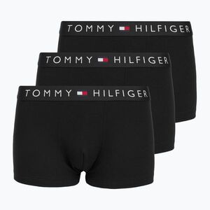 Boxeralsó Tommy Hilfiger Rib Trunk 3 pairs black/black/black (UM0UM038840XK) kép