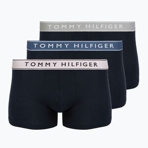 Boxeralsó Tommy Hilfiger Trunk WB 3 pairs purple pink/antique silverer/aegean sea (Trunk WB UM0UM0388105L) kép