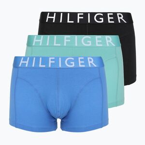 Boxeralsó Tommy Hilfiger Trumk 3 pairs arctic aqua/black/cobalt blue (UM0UM038850V7) kép