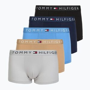 Boxeralsó Tommy Hilfiger Trumk 5 pairs cobalt blue/pitch black/black/light castle/desert (UM0UM037650V5) kép