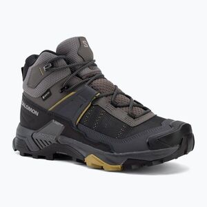 Férfi túracipő Salomon X Ultra 5 MID GTX dark gull gray/asphalt (X Ultra 5 MID GTX L49103700) kép