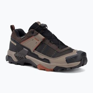 Férfi túracipő Salomon X ULTRA 5 GTX black coffee/walnut/arabian (X ULTRA 5 GTX L49102700) kép