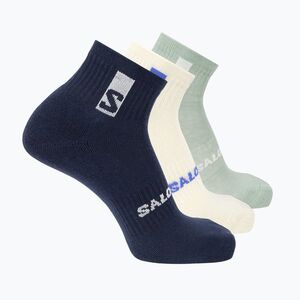 Zokni Salomon Everyday Ankle 3 pairs spellbound/vanilla ice/ice flow (Everyday Ankle LC291130056) kép