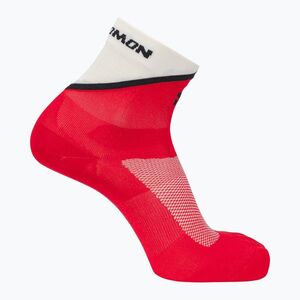 Zokni Salomon Pulse Ankle fiery red/vanilla ice/black (Pulse Ankle LC290930056) kép