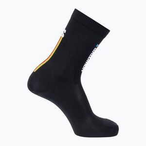 Zokni Salomon Pulse Race Flag Crew black (Pulse Race Flag Crew LC291000056) kép
