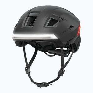 Kerékpáros sisak irányjelzőkkel ABUS Hyp-E volcano titan (Hyp-E 94315) kép