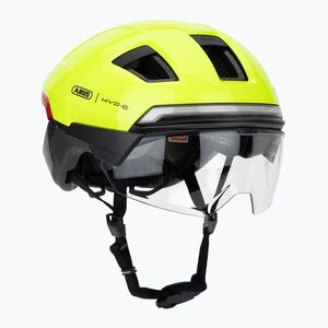 Kerékpáros sisak irányjelzőkkel ABUS Hyp-e Ace signal yellow (Hyp-e Ace 45210) kép