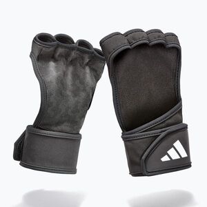 Edzőkesztyűk adidas Open Back Training Gloves black (Open Back Training Gloves ADGB-15061) kép