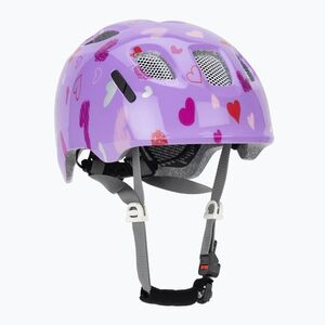 Gyerek kerékpáros sisak Alpina Ximo 2 Jr purple hearts gloss (Ximo 2 Jr A9813131) kép