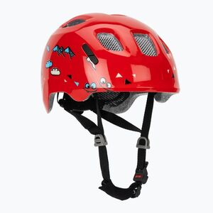 Gyerek kerékpáros sisak Alpina Ximo 2 Jr red smile gloss (Ximo 2 Jr A9813133) kép