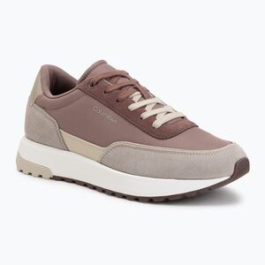 Férfi cipők Calvin Klein HM0HM02144 City Runner Laceup Nylon Mix muddy brown/desert taupe/oatmeal (City Runner Laceup Nylon Mix HM0HM021440JB) kép