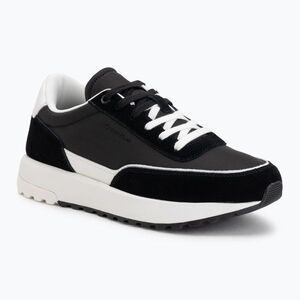 Férfi cipők Calvin Klein HM0HM02144 City Runner Laceup Nylon Mix black/bright white (City Runner Laceup Nylon Mix HM0HM021440GM) kép