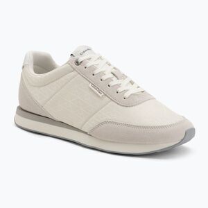 Férfi cipők Calvin Klein HM0HM02140 Retro Runner Ripstop Aop marshmallow/bright white (Retro Runner Ripstop Aop HM0HM0214002Z) kép