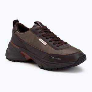 Női cipők Calvin Klein HW0HW02999 Hike Runner Organza Met Leather bordeaux/rhubarb (Hike Runner Organza Met Leather HW0HW029990KR) kép