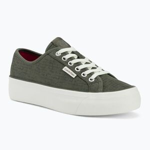 Női cipők Calvin Klein HW0HW02970 Vulc Flatf Laceup Ripst deep lichen green/pink yarrow (Vulc Flatf Laceup Ripst HW0HW0297002Q) kép
