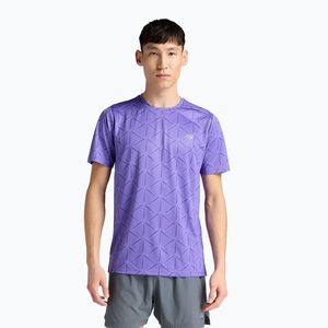 Férfi póló New Balance Essentials Printed T electric purple (Essentials Printed T MT6116OHEPU) kép