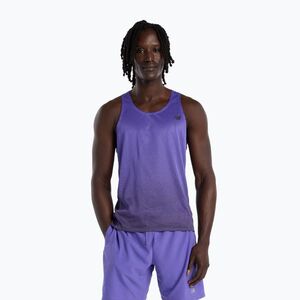 Férfi futópóló New Balance Viz-Tech Singlet electric purple (Viz-Tech Singlet MT61S1LIEPU) kép