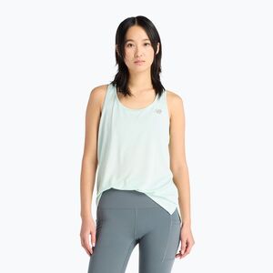 Női futópóló New Balance Sport Essentials Tank cosmic jade (Sport Essentials Tank WT41220COJ) kép