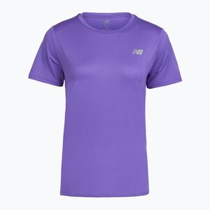 Női futópóló New Balance Essentials electric purple (Essentials SS WT41222EPU) kép