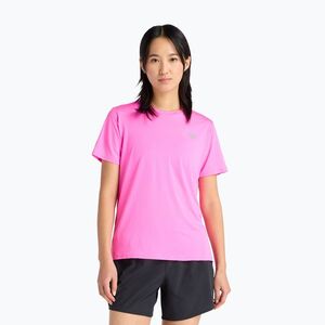 Női futópóló New Balance Essentials pink heat (Essentials SS WT41222AAB) kép