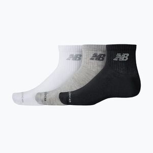 Zoknik New Balance Performance Basic Ankle 3 pairs white/silver metallic (Performance Basic Ankle LAS51413WM) kép