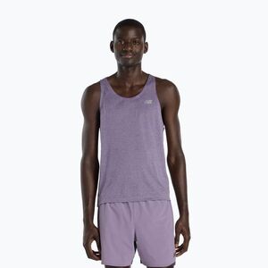 Férfi póló New Balance Singlet Athletics candied violet heather (Singlet Athletics MT41250AB7) kép