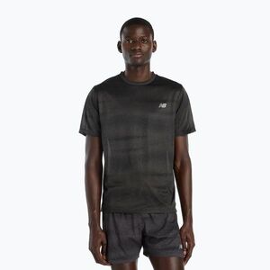 Férfi póló New Balance Athletics Printed black/grey (Athletics Printed MT61G4S7BGR) kép