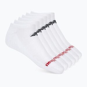 Zokni New Balance Everyday No Show 6 pairs white (Everyday No Show 6 Pack LAS51456WT) kép