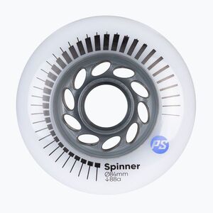 Görkorcsolya kerekek Powerslide Spinner 84 mm/88A 4 pcs. white (Spinner 905516) kép