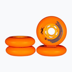 Görkorcsolya kerekek Powerslide King of Slides 4 pcs. 80 mm/90A orange/orange (King of Slides 905452) kép
