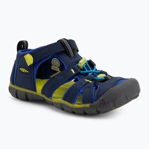 Gyerek szandálok KEEN Seacamp II CNX naval academy/chartreuse (Seacamp II CNX 1030819) kép