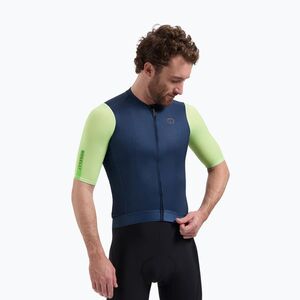 Férfi kerékpáros mez Rogelli Fast blue/lime (Fast RC1000006) kép