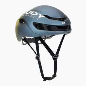 Kerékpáros sisak Rudy Project Nytron blue avio/apple green metal matte (Nytron HL77016) kép