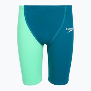 Gyermek úszó jammer nadrágok Speedo Endurance+ High Waist Jammer blue/green (Endurance+ High Waist Jammer 8-09733D884) kép