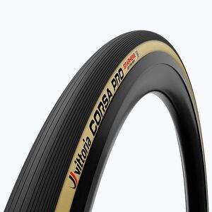 Kerékpár gumiabroncs Vittoria Corsa Pro G2.0 700 x 28C black/beige (Corsa Pro G2.0 11A.00.863) kép