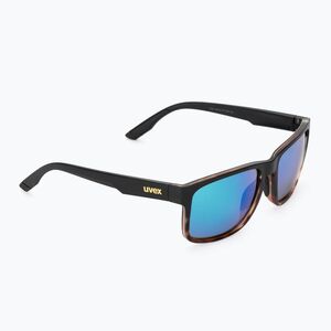 Napszemüveg UVEX Poise black demi matt/mirror green (Poise 53/4/001/2616) kép