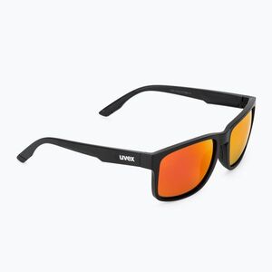 Napszemüveg UVEX Poise black matt/mirror red (Poise 53/4/001/2213) kép