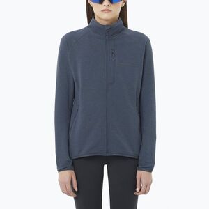 Női polár pulóver Salomon Lightwarm Full Zip blue nights (Lightwarm Full Zip LC2647600) kép