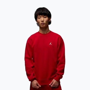 Férfi pulóver Jordan Brooklyn Fleece Crew gym red/white (Jordan Brooklyn Fleece Crew FV7293-687) kép