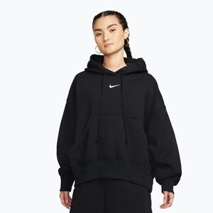 Női pulóver Nike Sportswear Phoenix Fleece Oversized black/sail (Sportswear Phoenix Fleece Oversized DQ5858-010) kép