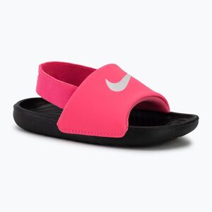 Gyerek papucsok Nike Digital coffee pink/black/white (Kawa BV1094-610) kép