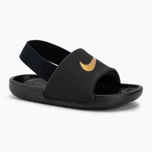 Gyerek papucsok Nike Coffee black/metallic gold (Kawa BV1094-003) kép